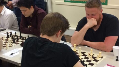 GM David Howell and GM Simon Williams turn out for Battersea in the Central London League