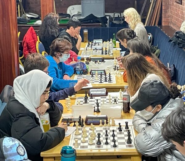 Battersea Women's team in action